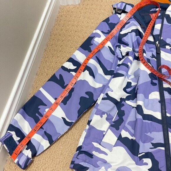 Northpeak Camo Hooded Girl's Jacket Purple  – M (10/12) - Picture 9 of 10